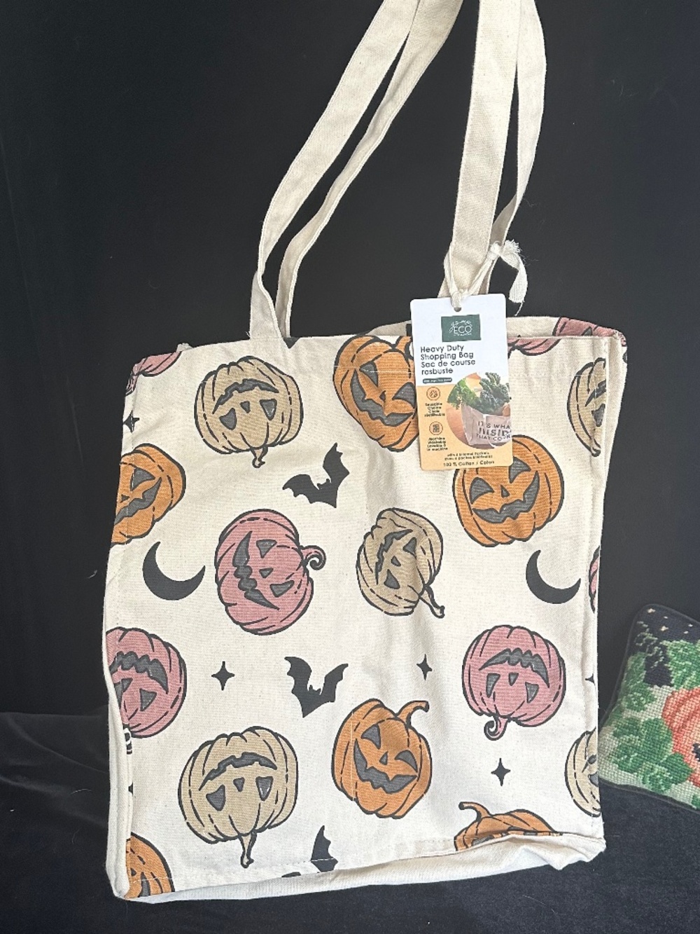 Halloween Grocery Eco friendly tote bag